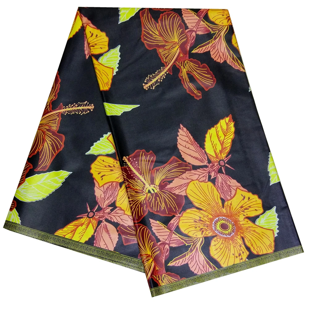 Африканская ткань Анкары настоящий воск цветочный узор 100% хлопок африканская