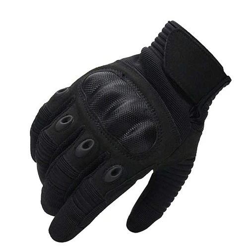 B10 Black Тактические перчатки с сенсорным экраном для мужчин, армейские спортивные военные спецназ, перчатки на полный палец, противоскользящие мотоциклетные велосипедные перчатки для спортзала - Цвет: B10 Black