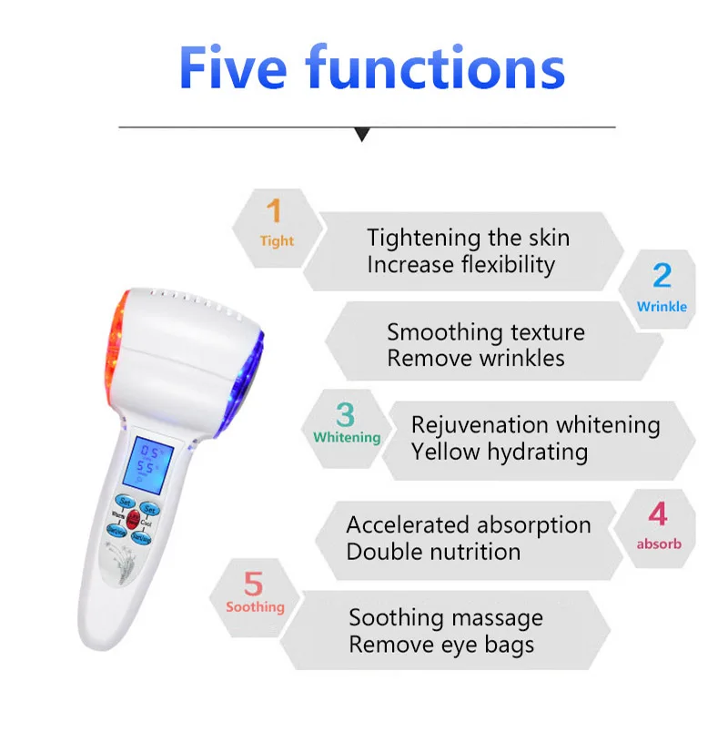 Hot Cold Hammer Shrink Pore Rejuvenation Cryotherapy Skin Lifting Tighten Anti-aging Face Skin Care Beauty Equipment