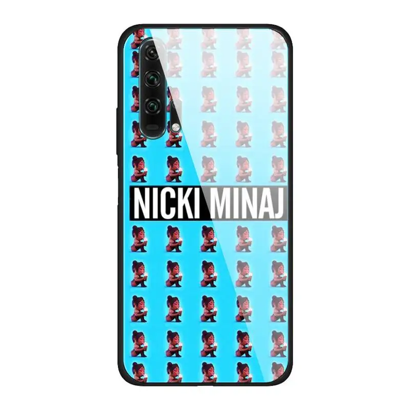 

Nicki Minaj Phone Case For Huawei Mate 9 10 lite 20Pro&Tempered Glass Back Cover For Honor 7A 8X 9 10 V10