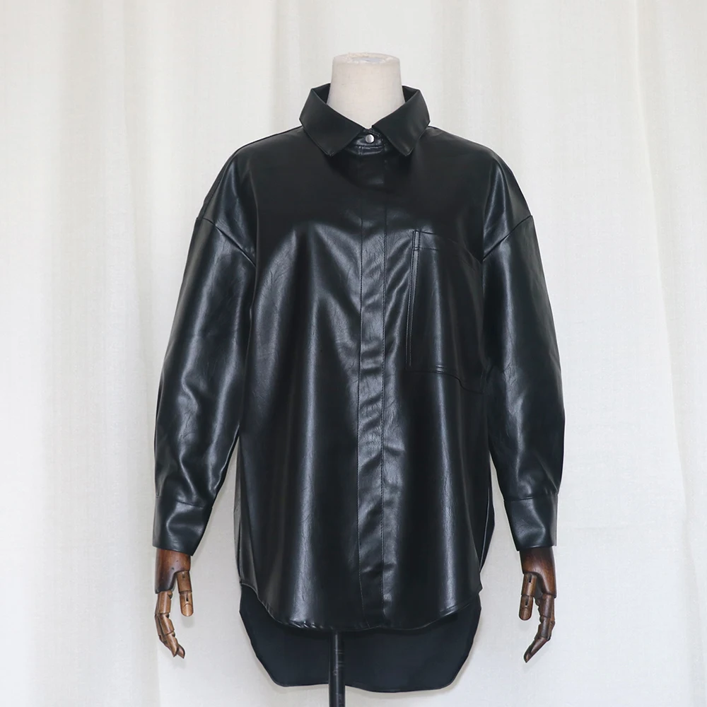 Искусственная кожа Женские туфли-лодочки больших размеров блузка рубашка