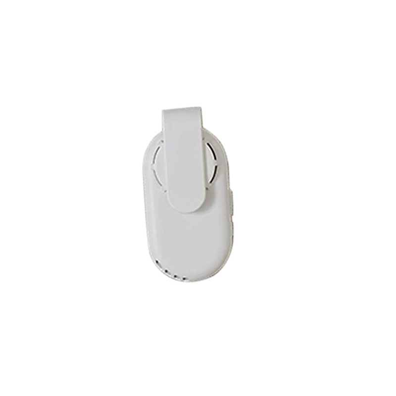 

Mini Fan Personal Wearable Air Surface Fan Usb Rechargeable Portable Reusable Breathable Health Protection Clip-On Fan