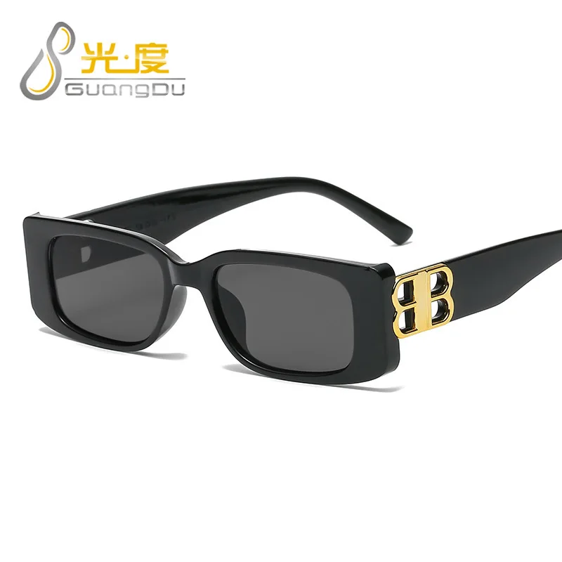 

new arrival fashion rectangle sunglasses women men 2021 brand design Skinny ladies sun glasses oculos de sol feminino uv400