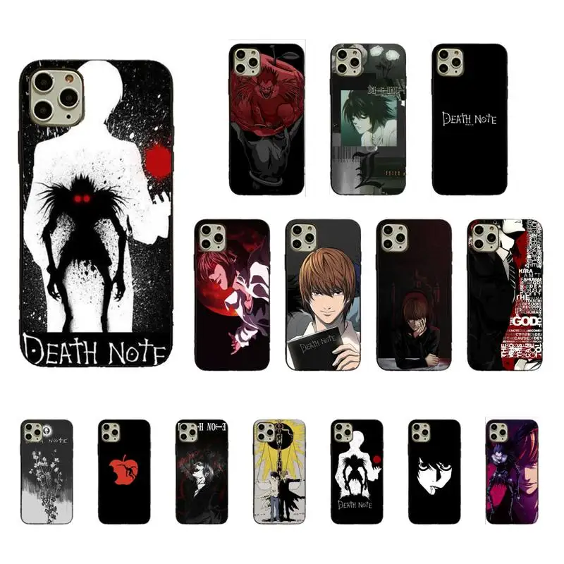 

Anime Manga Death Note Ryuk Luxury Soft Phone Case for iphone 13 11 12 pro MAX 8 7 6 6S Plus X XS MAX 5 5S SE XR Fundas Capa