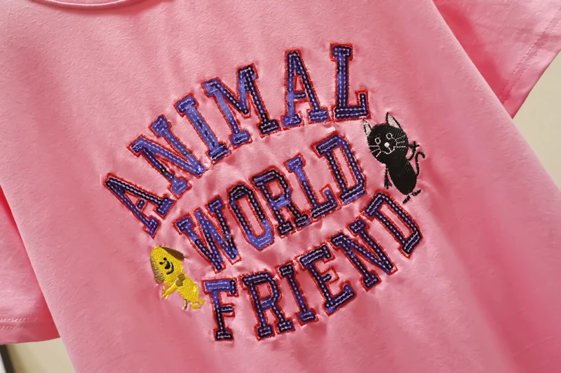 

Punk Pink Tee T-Shirts women Print Tops Short-Sleeve Harajuku Summer Fashion Casual