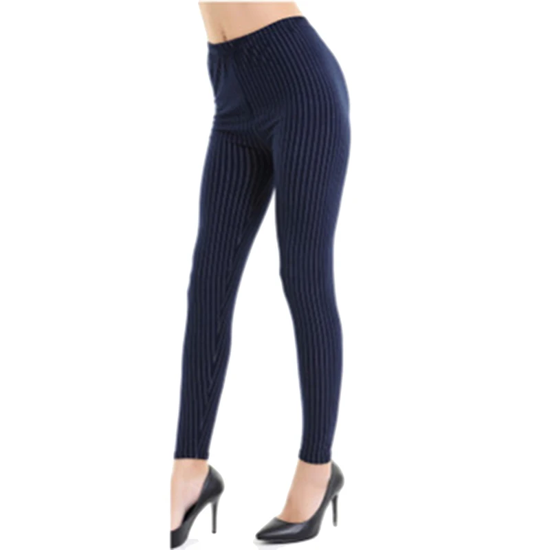 Женские леггинсы для фитнеса весна-осень 2020 полосатые в клетку с принтом женские