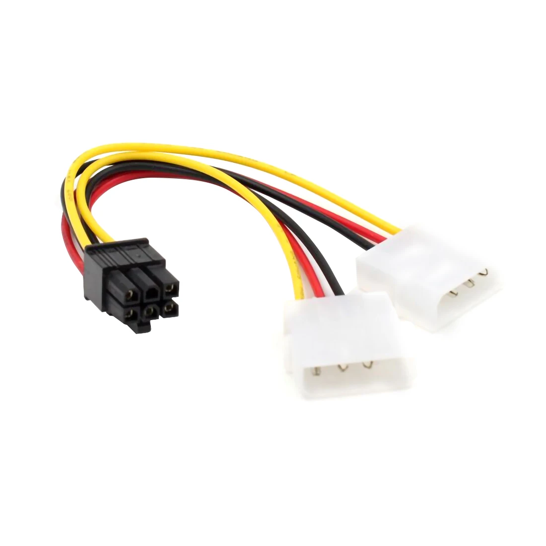 10 шт. кабель питания ATX IDE Molex для видеокарт 18 см двойной 4-6 Pin PCI Express PCIe Y | Компьютеры
