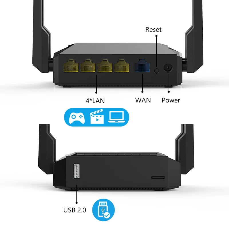 YYWIFI WE3826 300 Мбит/с беспроводной Wi Fi роутер с 4 внешними антеннами для 3g/4g USB модем