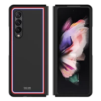 phone case for samsung galaxy z fold 3 5g long service life and classic transparent design slim phone case with delicate hand fe