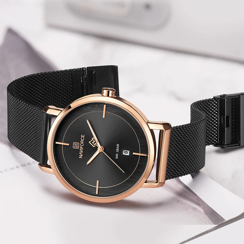 NAVIFORCE Lovers Watches Top Brand Men Business Watch or Women Dress Quartz Men's Waterproof Clock WristWatches Relogio | Наручные