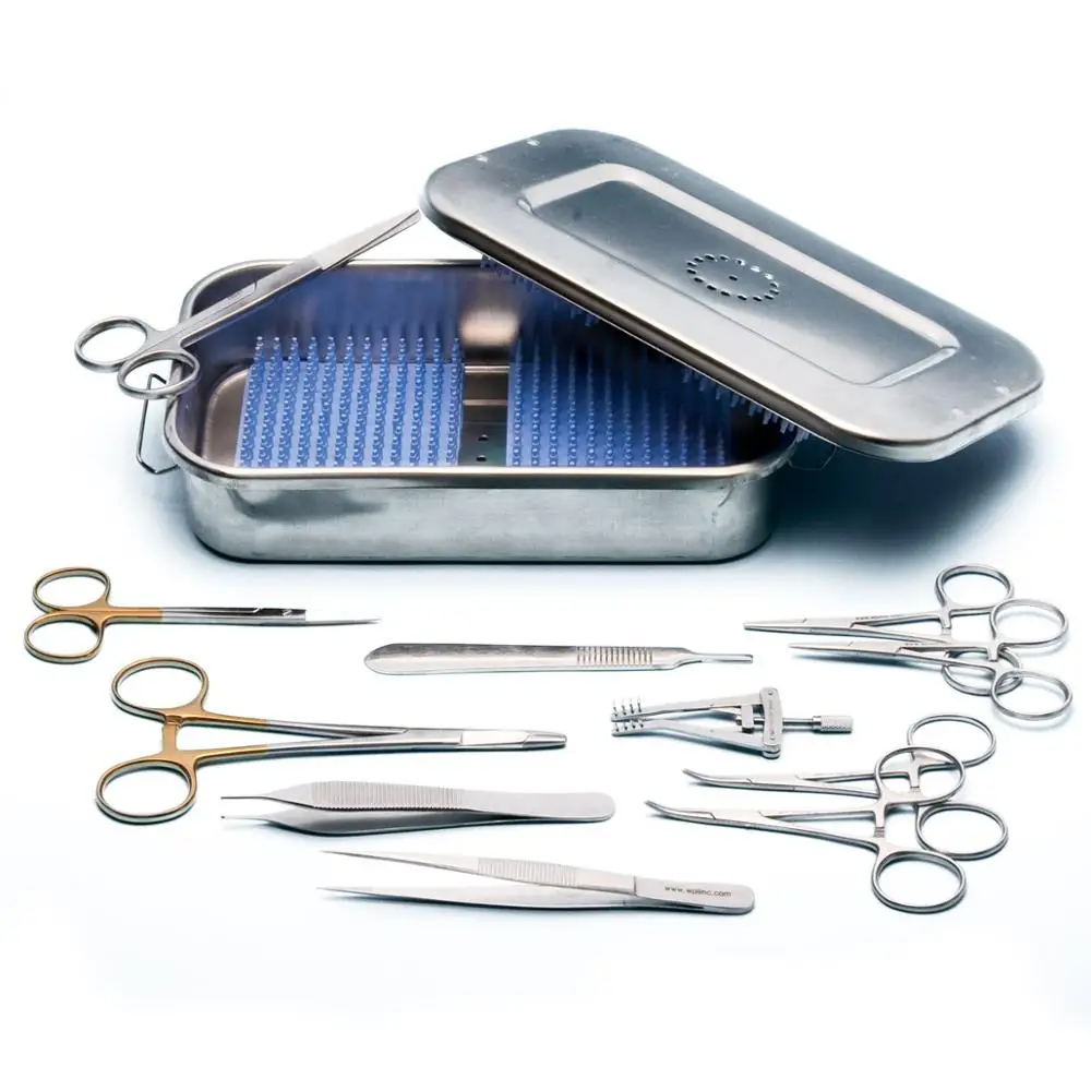

12 pieces German Quality Exotic Animal Surgical Kit surgery pet veterinary set instruments animal hospital Retractor Hartman set