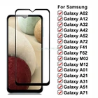 Защитное стекло 9H для Samsung Galaxy A02 A12 A32 A42 A52 A72 F41 F62 M02 M12, закаленное стекло для Samsung A01 A51 A71, пленка для телефона