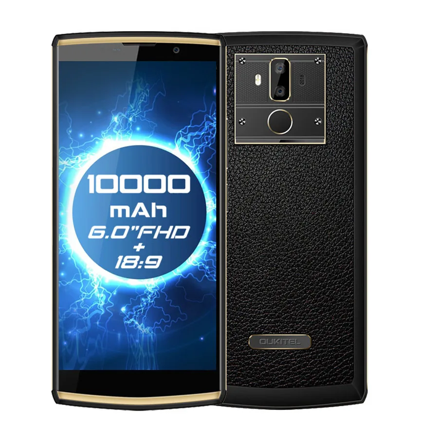 Black Oukitel K7 18:9 полный дисплей 6,0 ''FHD 4 Гб ОЗУ 64 Гб ПЗУ MT6750T Восьмиядерный 13 МП+ 5 Мп 10000 мАч 9 В/2 а отпечаток пальца мобильный телефон - Цвет: Black