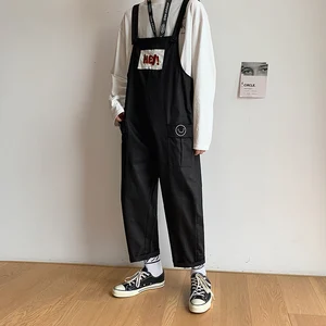 Мужские повседневные брюки, свободные штаны, шаровары, цвет черныйхаки, размера плюс, M-XL