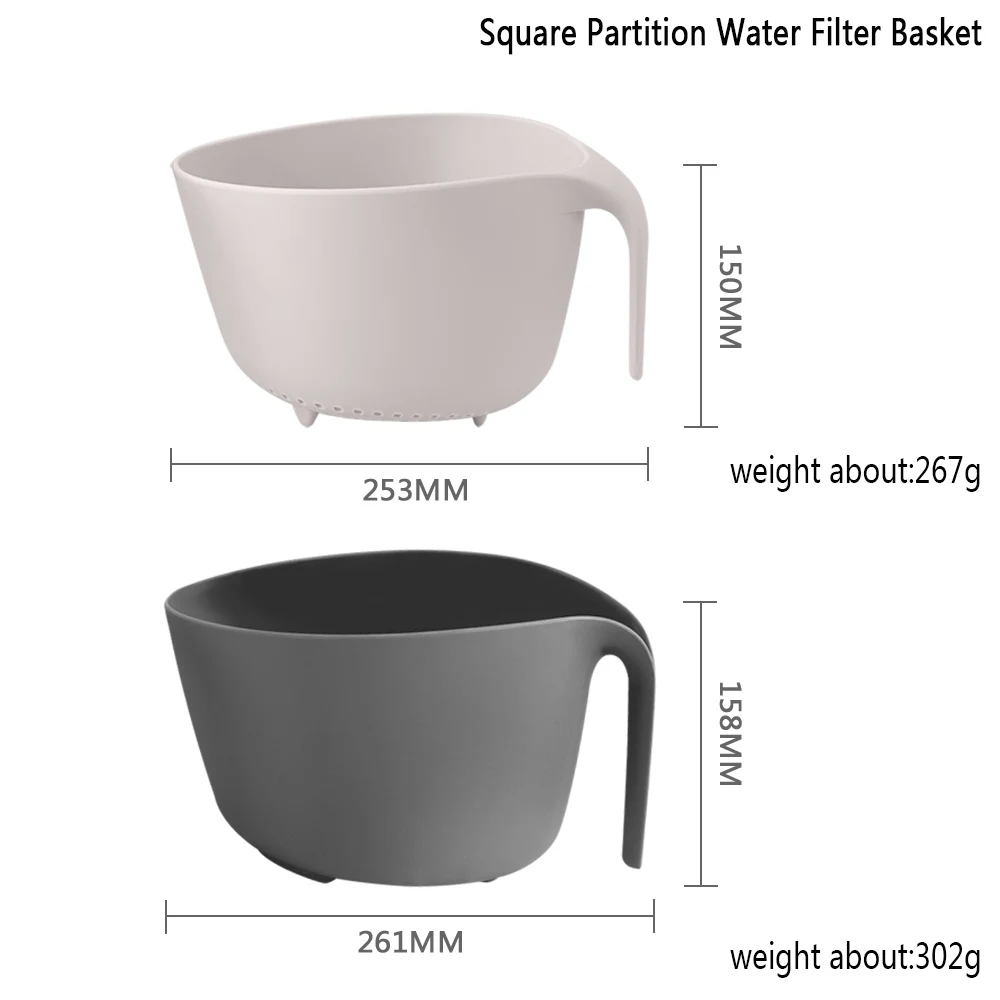 Корзина с двойным сливом для мытья посуды Кухонное ситечко овощей фруктов лапши