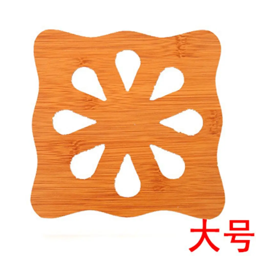 1 шт. коврик для кастрюль чаши деревянный мультяшный изоляционный подложка