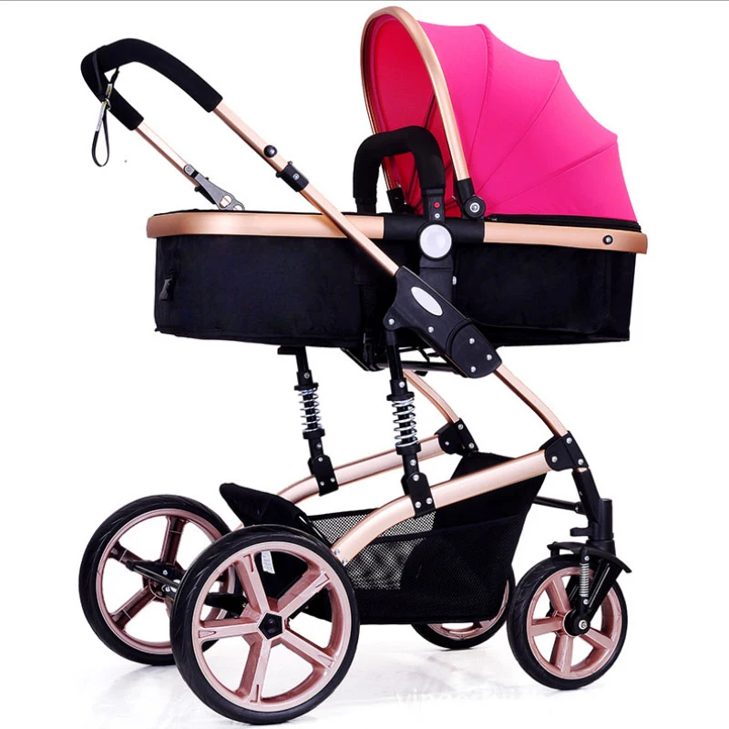 Коляска прогулочная коляска может сидеть складной амортизатор тележка легкая