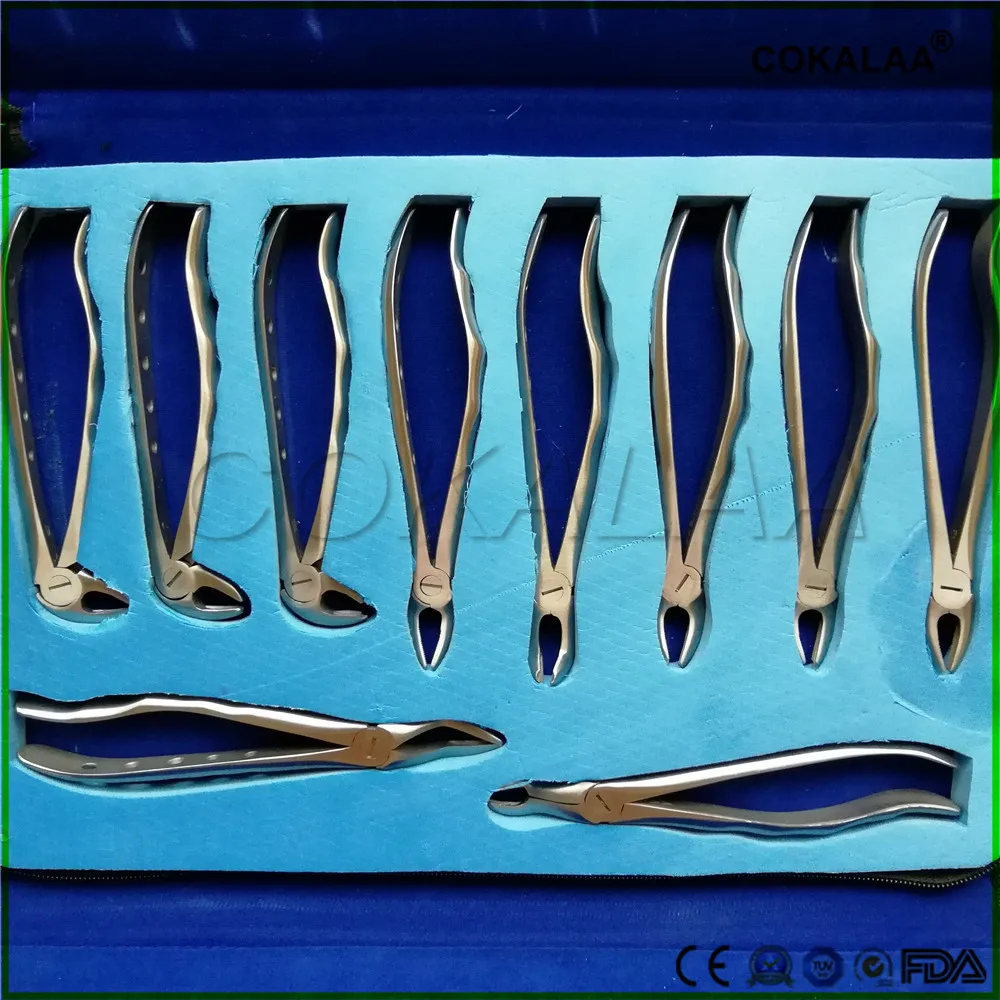 10 шт./компл. высококачественные зубные плоскогубцы Dentagra набор стоматологических