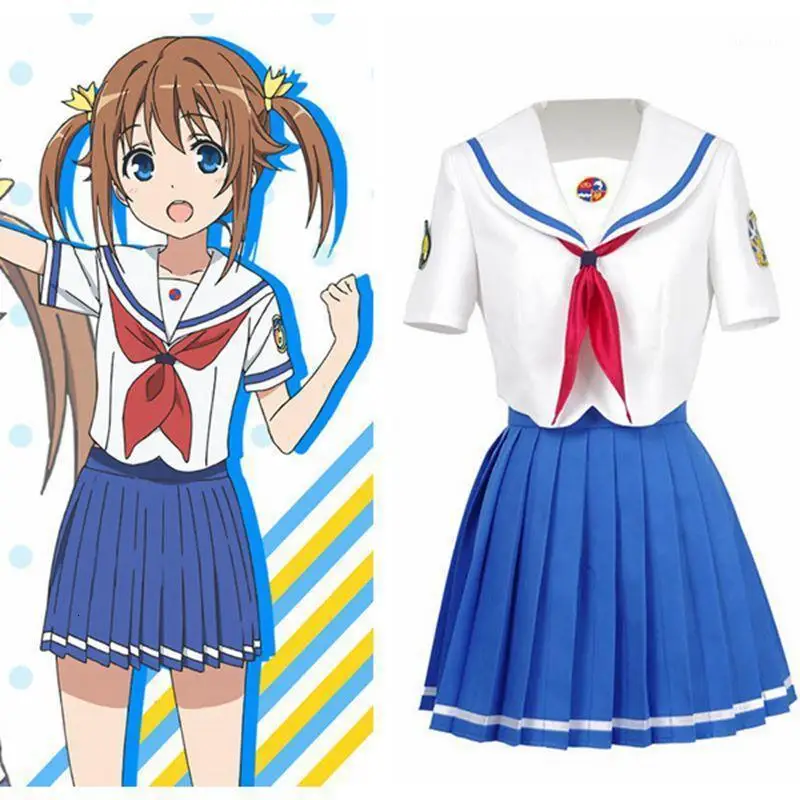 

College fleet high school fleet machine cos Guanke sailor suit female cosplay anime game costume uniform Halloween Carnival Gif