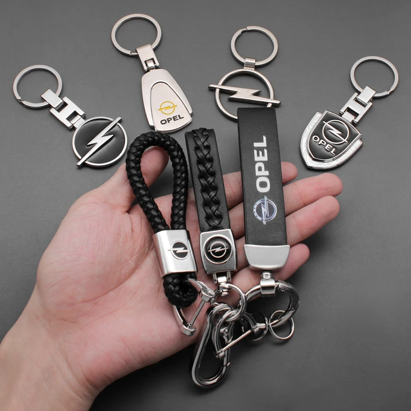 Металлическая кожаная 3d эмблема автомобиля брелок кольцо для ключей аксессуары