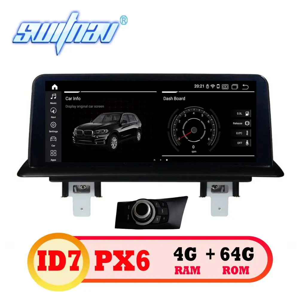 Android 9 0 ID7 4g 64g Автомобильный DVD для BMW E81 E82 E87 E88 (2005 2012) плеер аудио мультимедиа