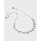 Браслет на лодыжку женский из серебра 925 пробы, с кисточками