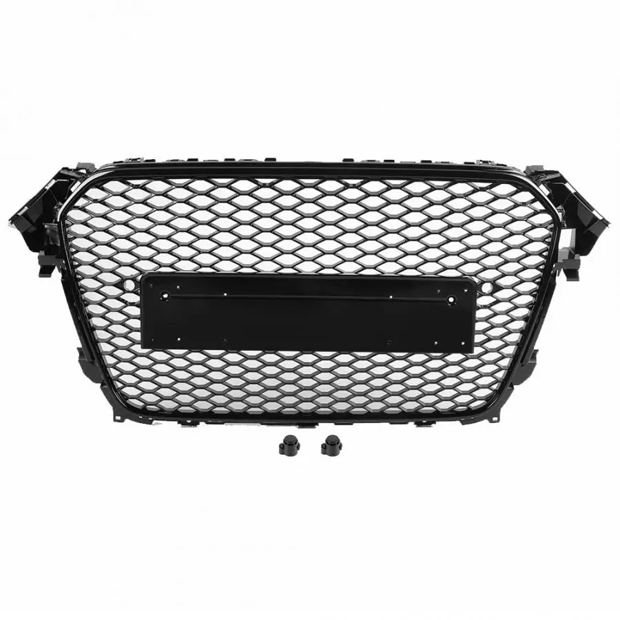 Передняя решетка для автостайлинга RS4 спортивная черная сетчатая капота Audi A4/S4 B8.5