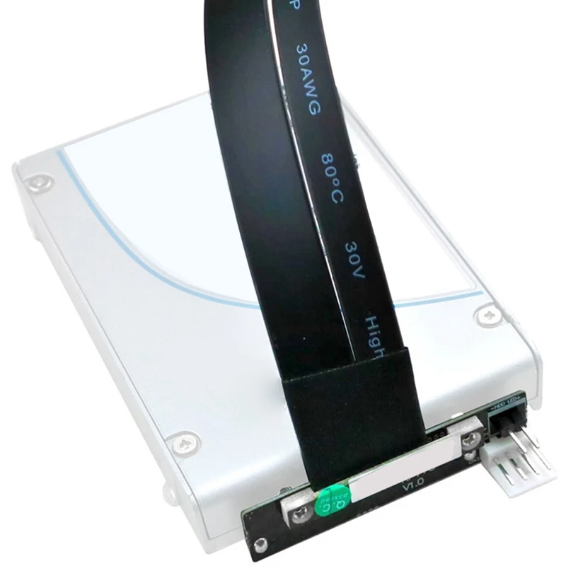 R47SL U2 интерфейс SFF 8639 (U.2) к M.2 ключ M M2 адаптер Riser Card ленточный удлинитель Кабель для