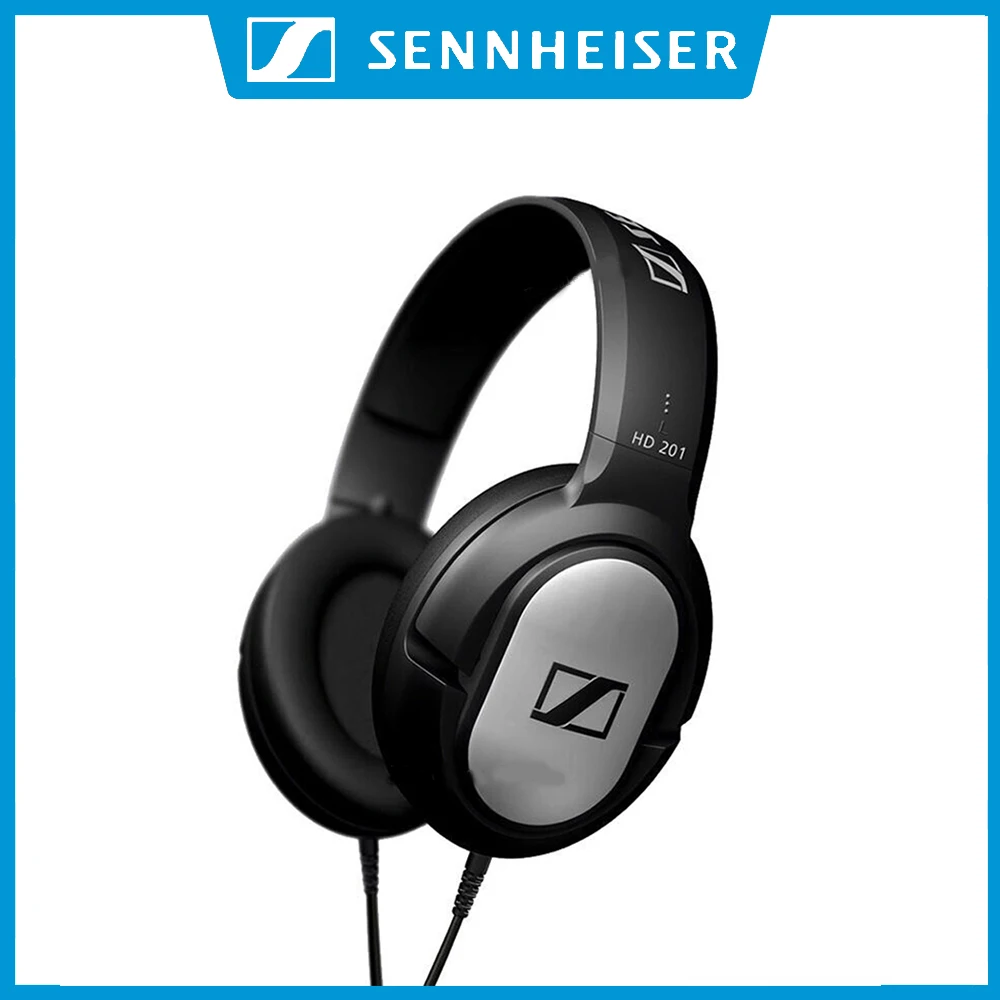 

Наушники Sennheiser HD201 Проводные с шумоподавлением, 3,5 мм