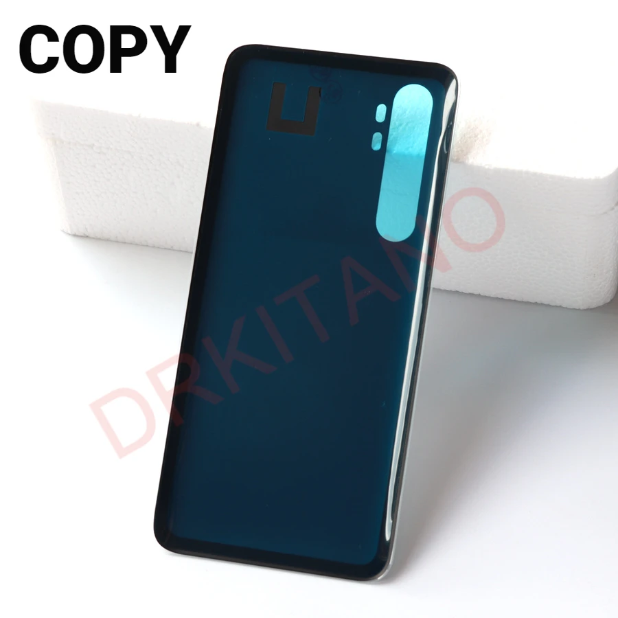 Новинка заднее стекло для Xiaomi Mi NOTE 10 Lite Крышка батарейного отсека задняя панель