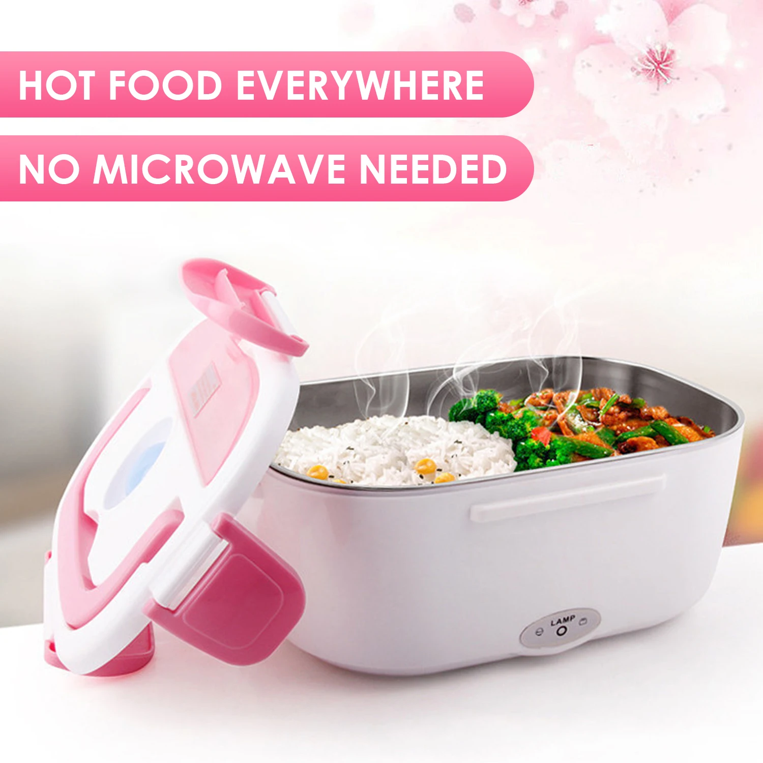 Электрический Ланч бокс двойного назначения контейнер для подогрева пищевых