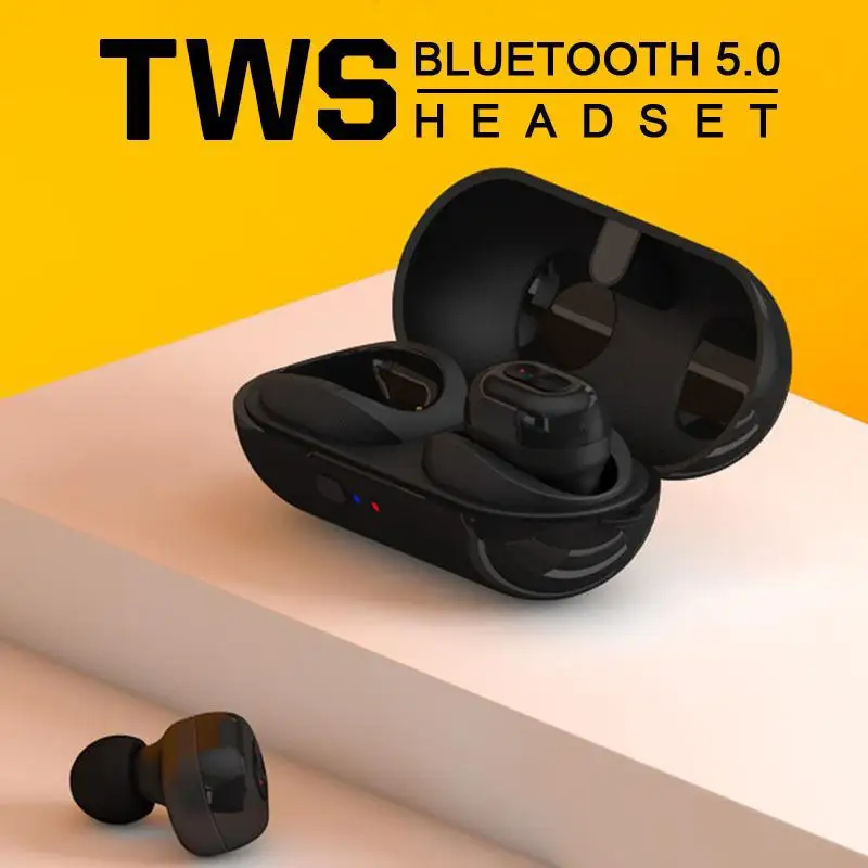 N9 TWS Bluetooth наушники 5 0 беспроводные 8D бас стерео в ухо гарнитура с чехлом для