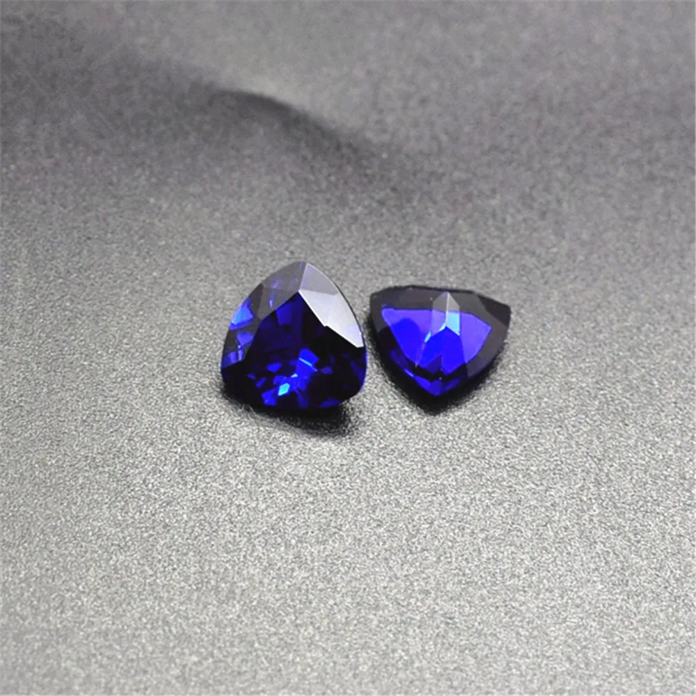 

Brilliant Blue Spinel Trillion Faceted Gemstone Trilliant Cut Blue Spinel Gem Multiple Sizes to Choose C45L