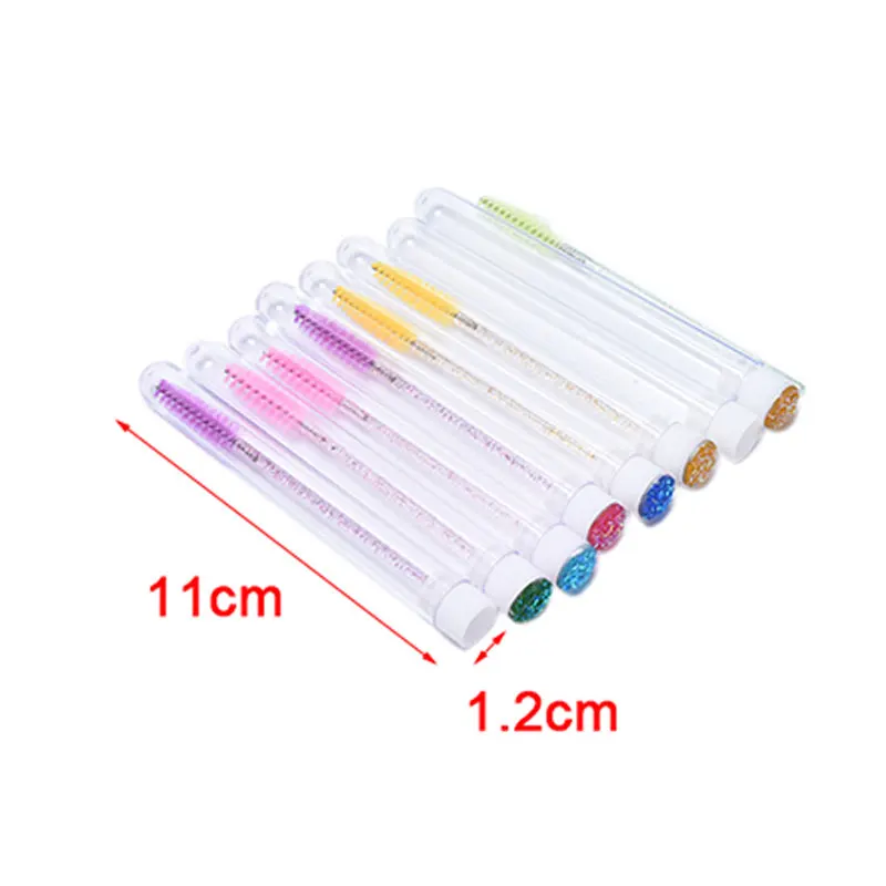 

1pc Reusable Eyebrow Eyelash Brush Replaceable Dust-proof Brush Tube Disposable Brush Eyebrow