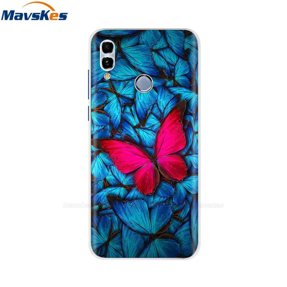 Huawei Honor 10 Lite чехол мягкий силиконовый милый ТПУ задняя крышка для Fundas huawei P Smart /Honor 10 удобный телефонный футляр сумки