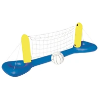 summer iatable pool game float set volleyball net with 1 ball parant child water games sports interactive pool volleyball toy