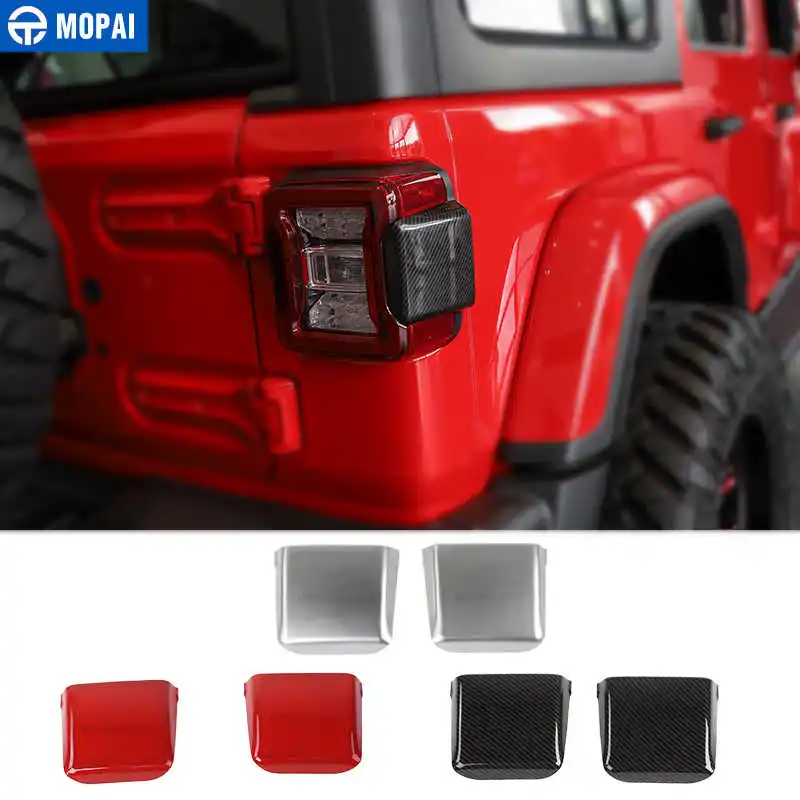 

MOPAI ABS Car Rear Tail Light Lamp Decoration Cover Trim Stickers for Jeep Wrangler JL 2018 Up Exterior Accessories Car Styling