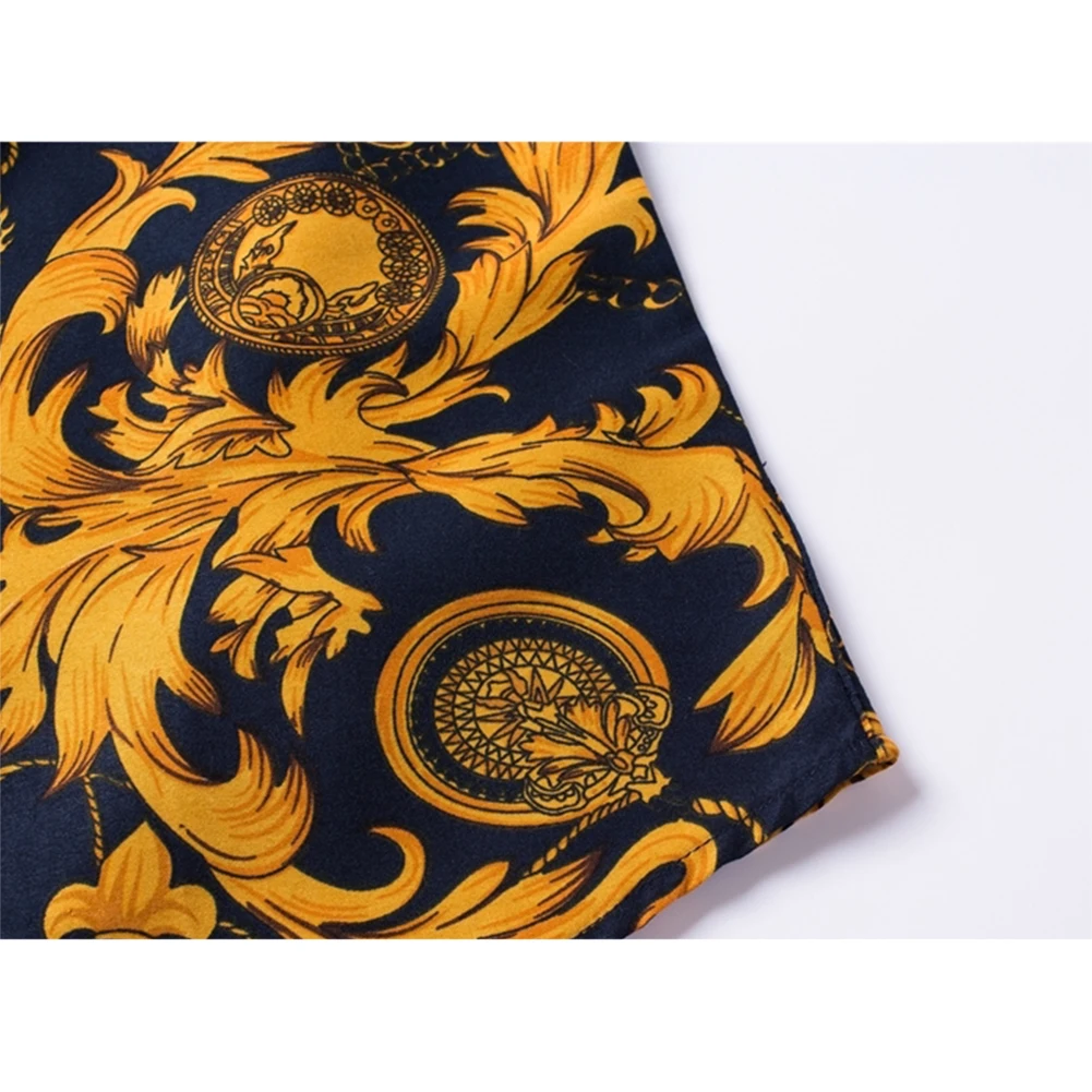 Мужская рубашка с цветочным принтом деловой Мягкий Топ на весну и осень