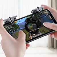 x11 metal game controller for mobile phone pubg gamepad joystick trigger aim shooting handle l1 r1 key button for iphone android