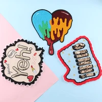 sequins embroidery patches for clothing iron on patches cute english letters patch towel applique stickers badge
