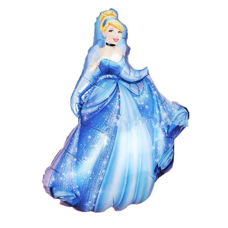 Воздушные шары гелиевые декорации белые подарки принцесса снег большой Спящий