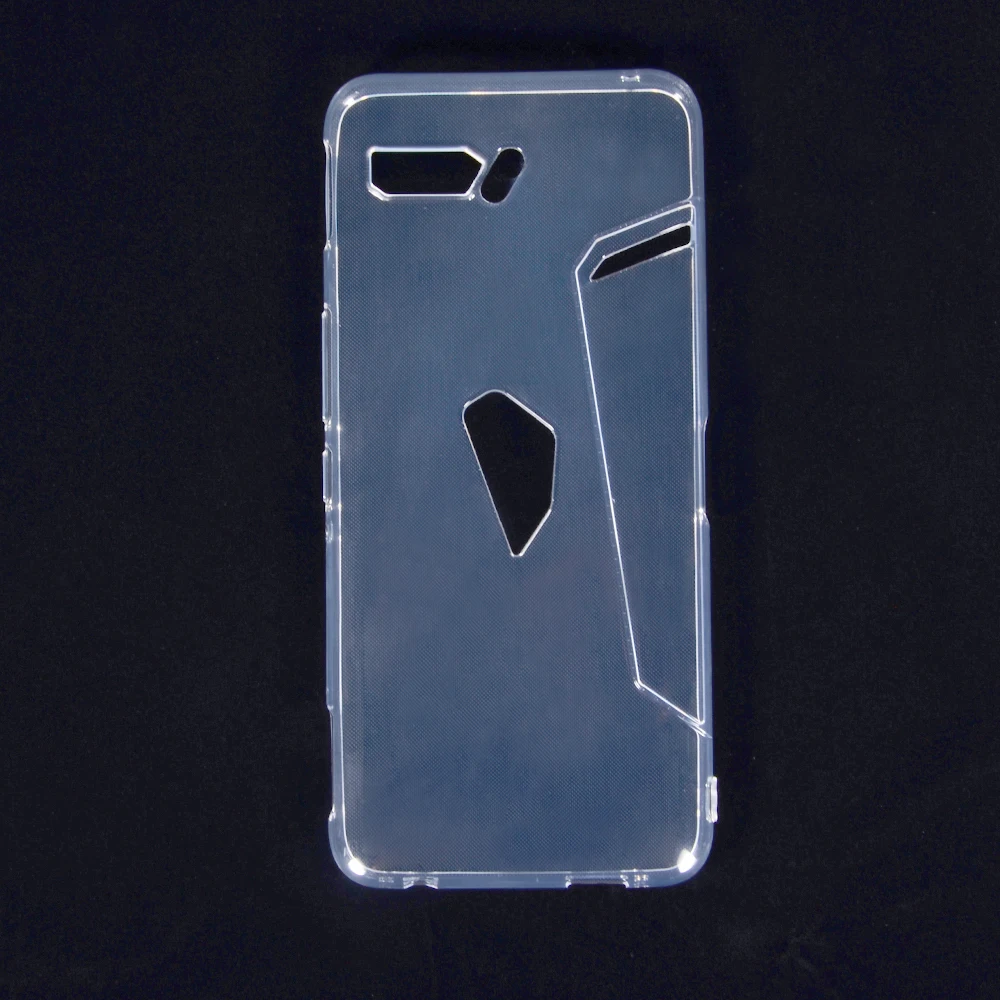 For Asus ROG Phone II ZS660KL Case Luxury Clear Transparent Soft Silicone TPU Cover 2 Back | Мобильные телефоны и