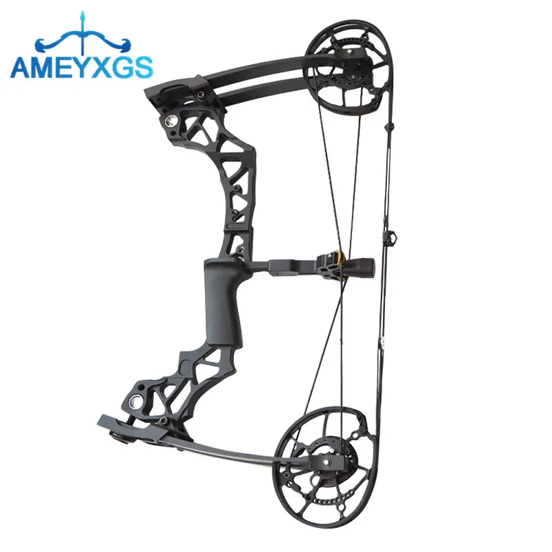 

Катапульта для стрельбы из лука со стальным шариком, двусторонний блочный лук 40-60 фунтов, взрослый, регулируемый для охоты на открытом возду...