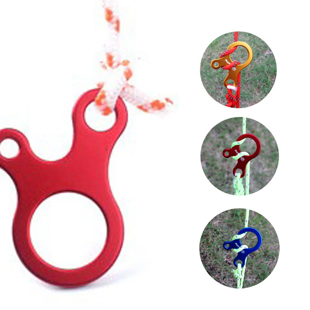 

SHINETRIP 10Pcs Camping Tent Tensioners Cord Rope Fastener Aluminum Alloy Rope Adjuster Buckle for Tent Hiking Backpacking