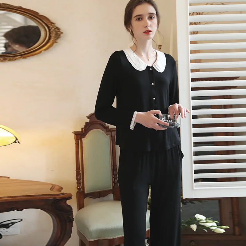 

Roseheart черные пикантные Для женщин одежда для сна; Пижамы; Комплекты ночного пижамные комплекты с кружевом, одежда для сна, комплект из 2 предм...