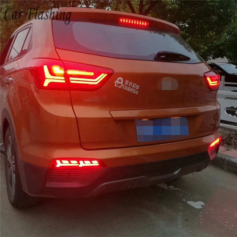 2 шт. Светодиодный отражатель вождения светильник s для Hyundai Creta IX25 2014 2015 2016 2017