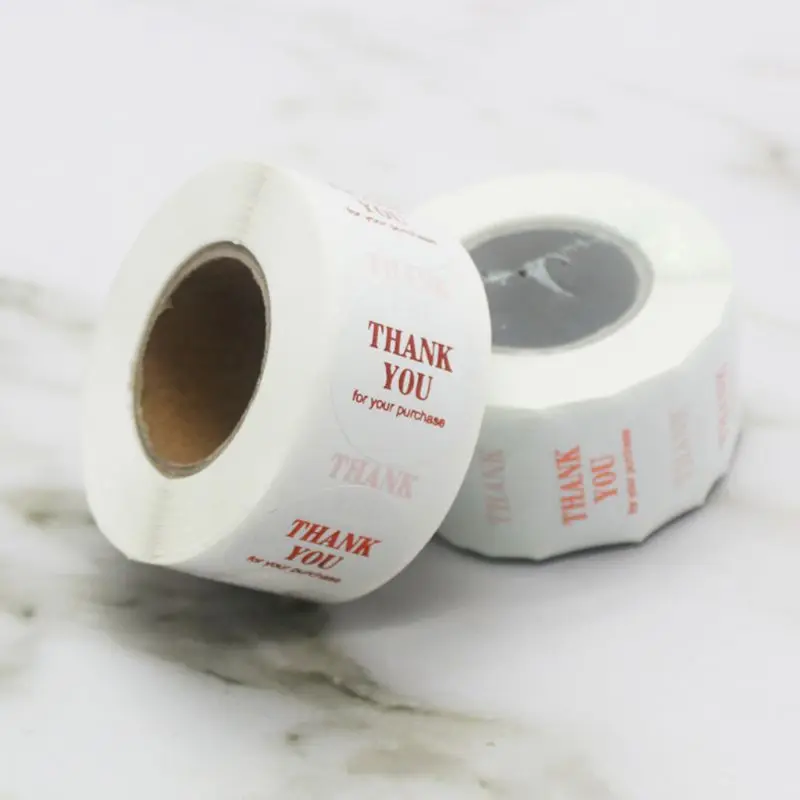 

500pcs Thank You for Your Purchase Stickers Gold Foil Seal Label Scrapbooking