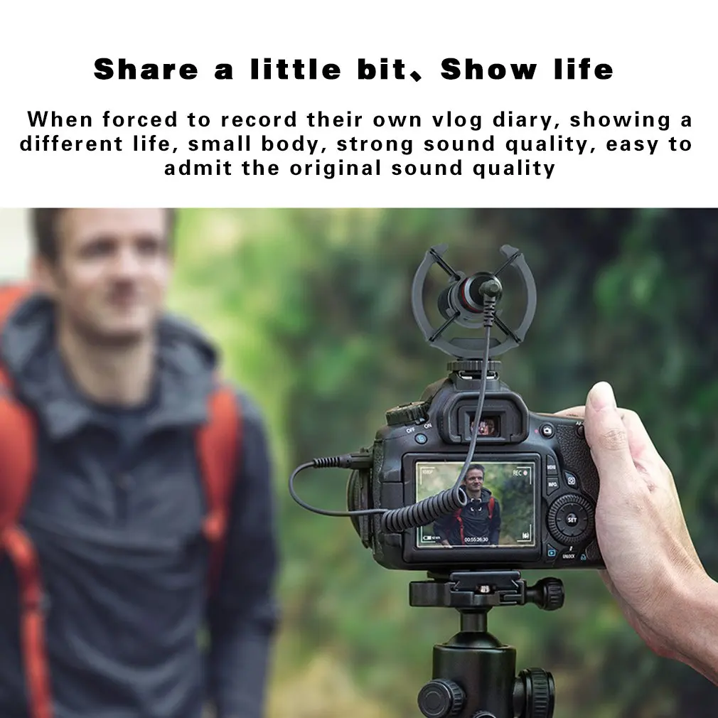 

ONLENY RE150 Video Microphone For DSLR Camera Camcorders Smartphones Laptop Camera Microphone Recording Microphone