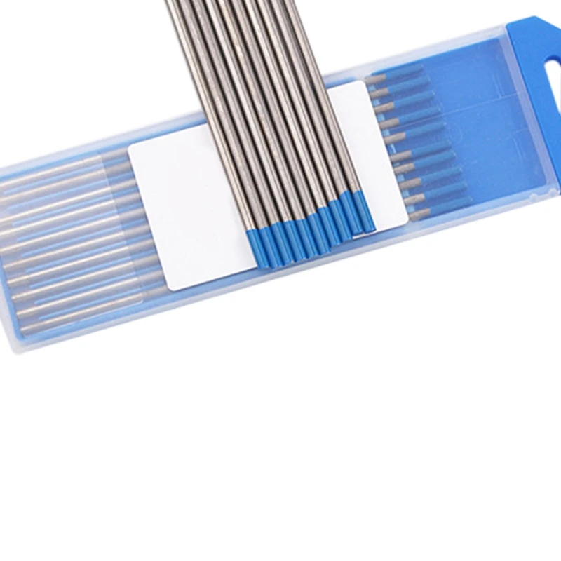 

10 Pcs Wy20 Tungsten Electrode Tig Rod & 1 Set Carbon Brush Holder