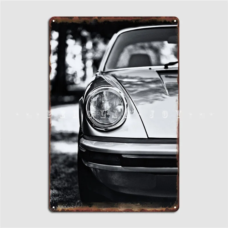 

911 Targa металлический знак с полуобзором спереди, печатная фотография, подвески, плакаты